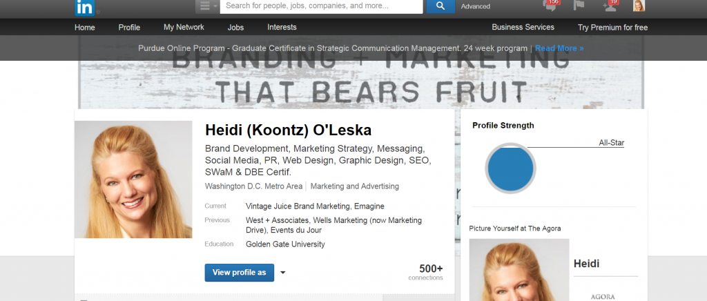 LinkedInScreen shot